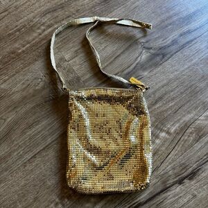 Vintage Whiting and Davis Gold  Mesh Bag